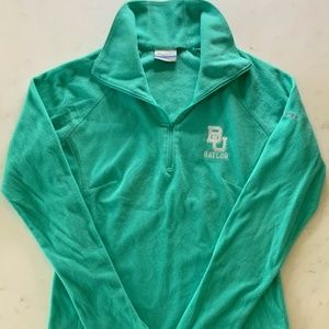 Columbia Baylor Bears Women’s Green Glacial 1/4 Zip Pullover